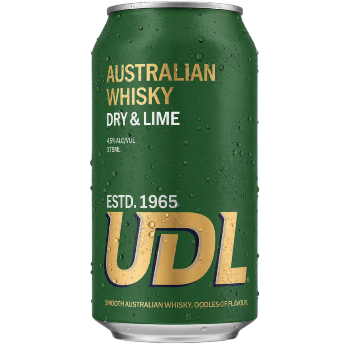 UDL Whisky Dry and Lime 375ml