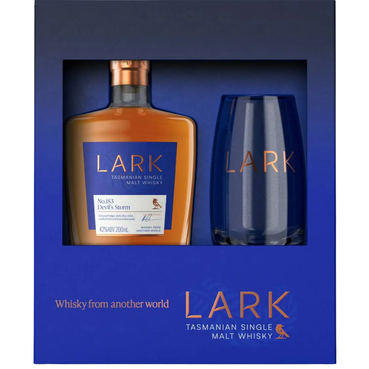 Lark Distillery Devils Storm & Glass Gift Pack 200ml