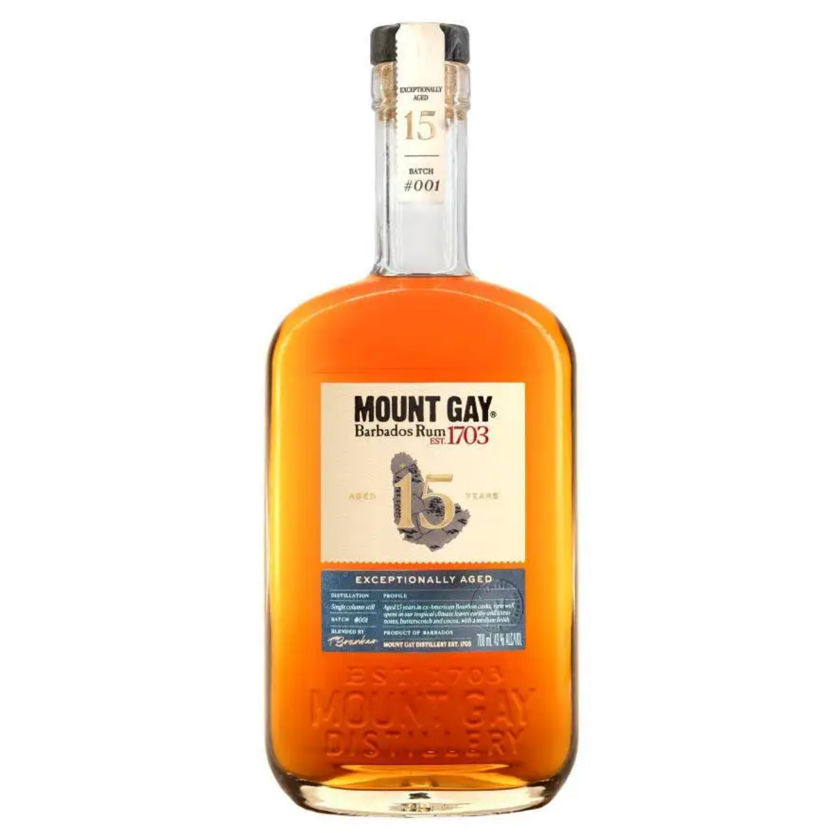 Mount Gay 15 Year Old Rum 700ml