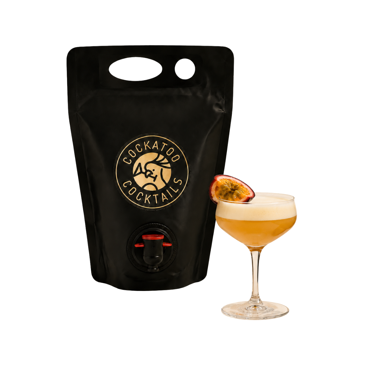 Cockatoo Cocktails Passionfruit Martini Pouch 1500ml