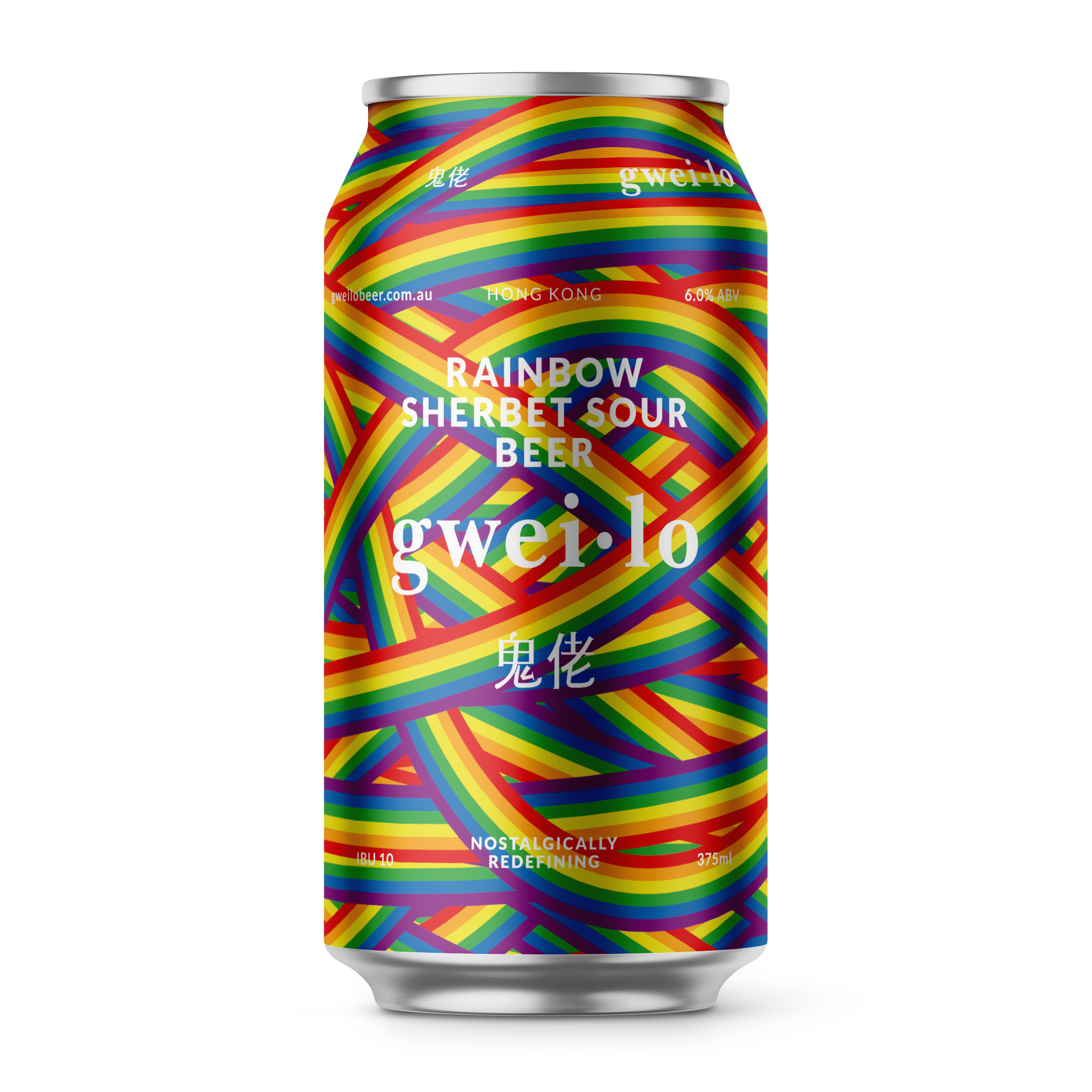 Gweilo Rainbow Sherbet Sour 375ml