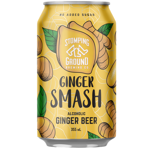 Stomping Ground Ginger Smash Alcoholic Ginger Beer 355ml