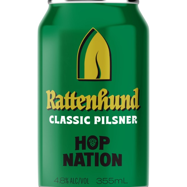 Hop Nation Rattenhund Classic Pilsner 355ml