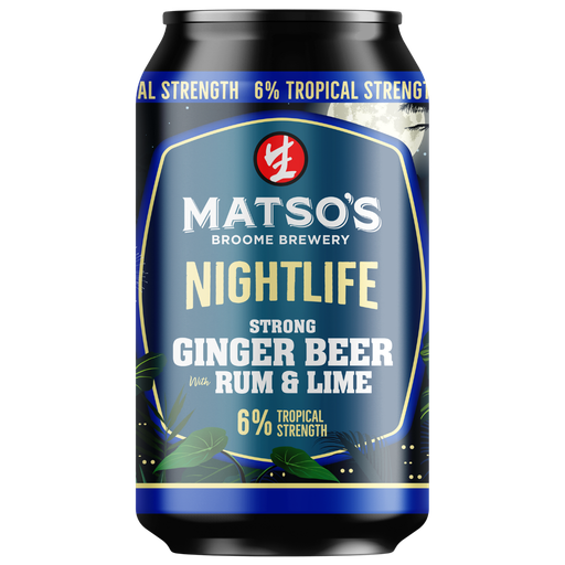 Matsos Nightlife Strong Ginger Beer with Rum & Lime 330ml