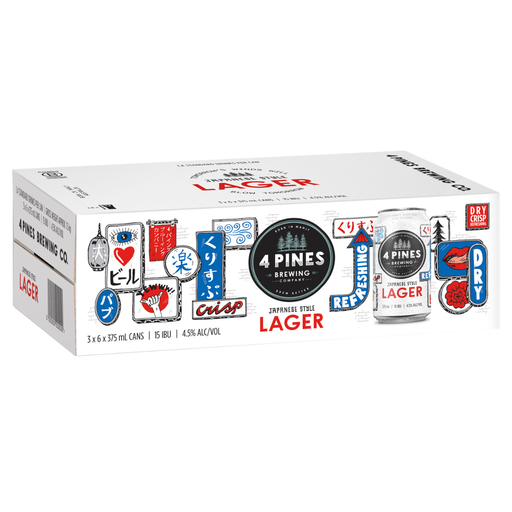 4 Pines Japanese Lager 375ml