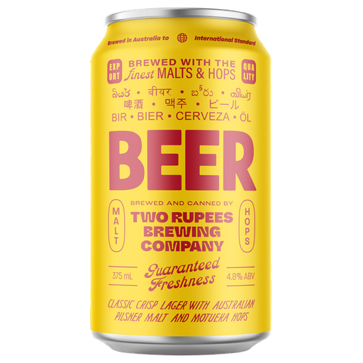 Two Rupees Beer Lager 375ml