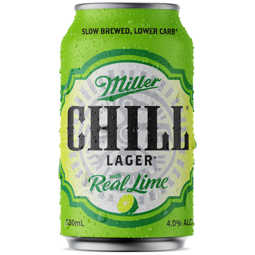 Miller Chill Lime Cans 330ml