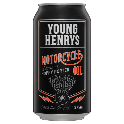 Young Henrys Motorcycle Oil Hoppy Porter 375ml