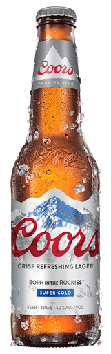 Coors Lager Bottles 330ml