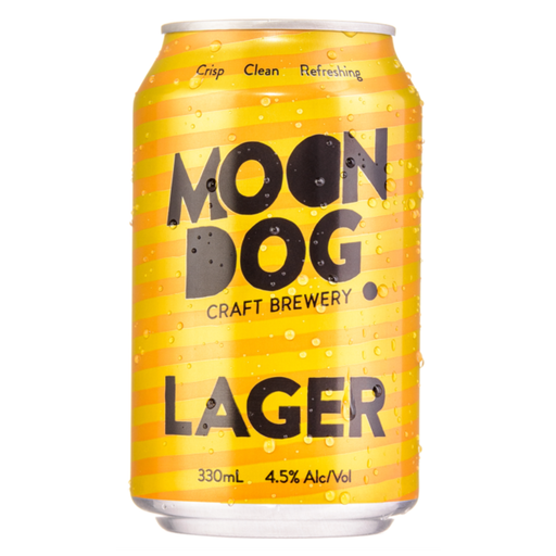 Moon Dog Lager 330ml Cans