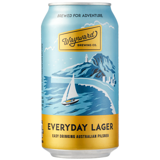 Wayward Brewing Everyday Lager 24x 375ml