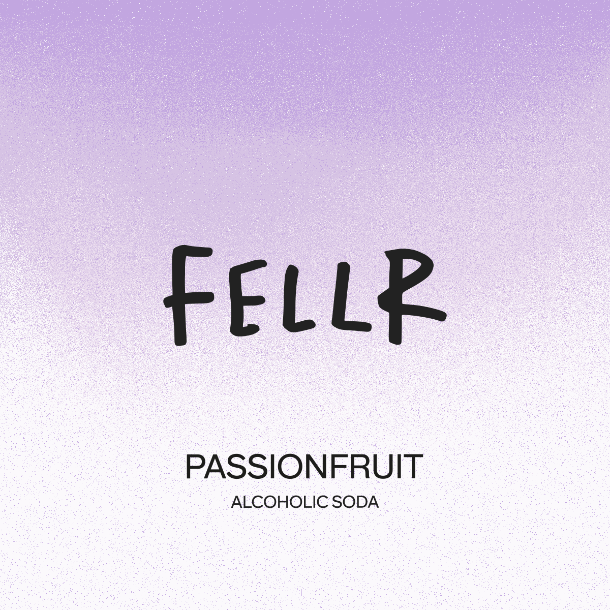 Fellr Alcoholic Soda Passionfruit 50lt
