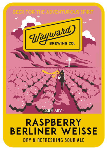 Wayward Brewing Raspberry Berliner Weisse Fruited Sour 50000ML