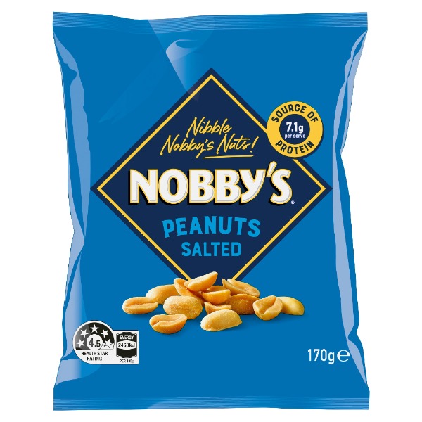Nobbys Salted Peanuts 170gm