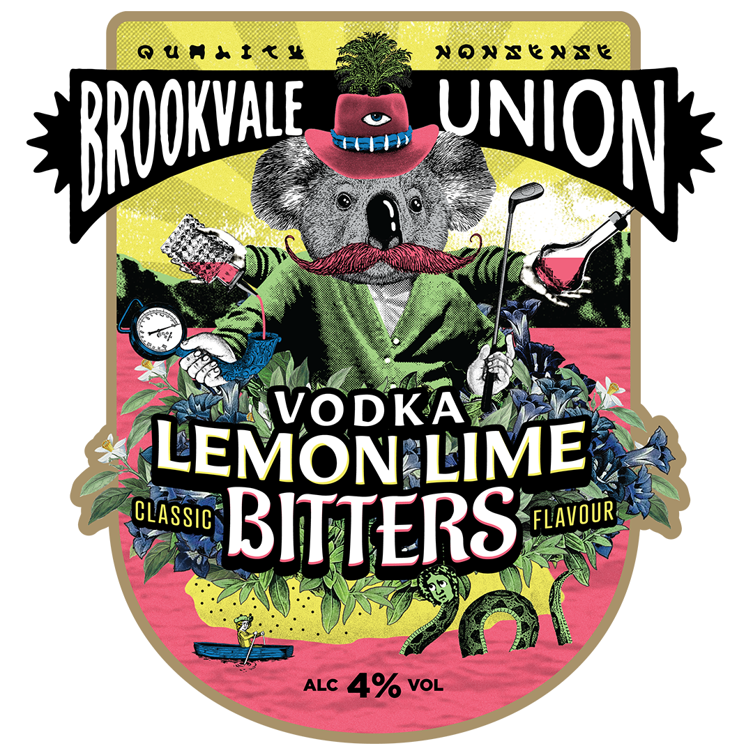 Brookvale Union Keg Vodka Lemon Lime and Bitters 49.5Lt