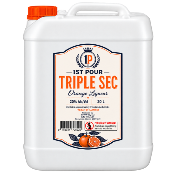 1st Pour Vodka Triple Sec Orange Liqueur 20Lt