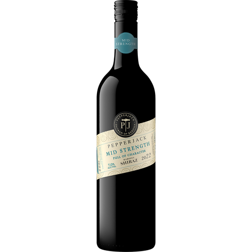 Pepperjack Mid Strength Shiraz 750ml