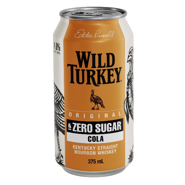 Wild Turkey Zero & Cola 4.8% 375ML