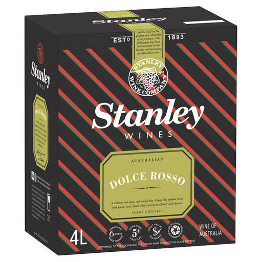 Stanley Dolce Rosso Red Lambrusco 4Lt