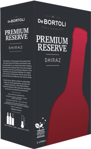 De Bortoli Premium Reserve Shiraz 2lt