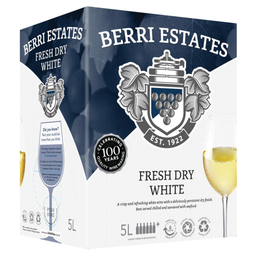 Berri Fresh Dry White 5Lt