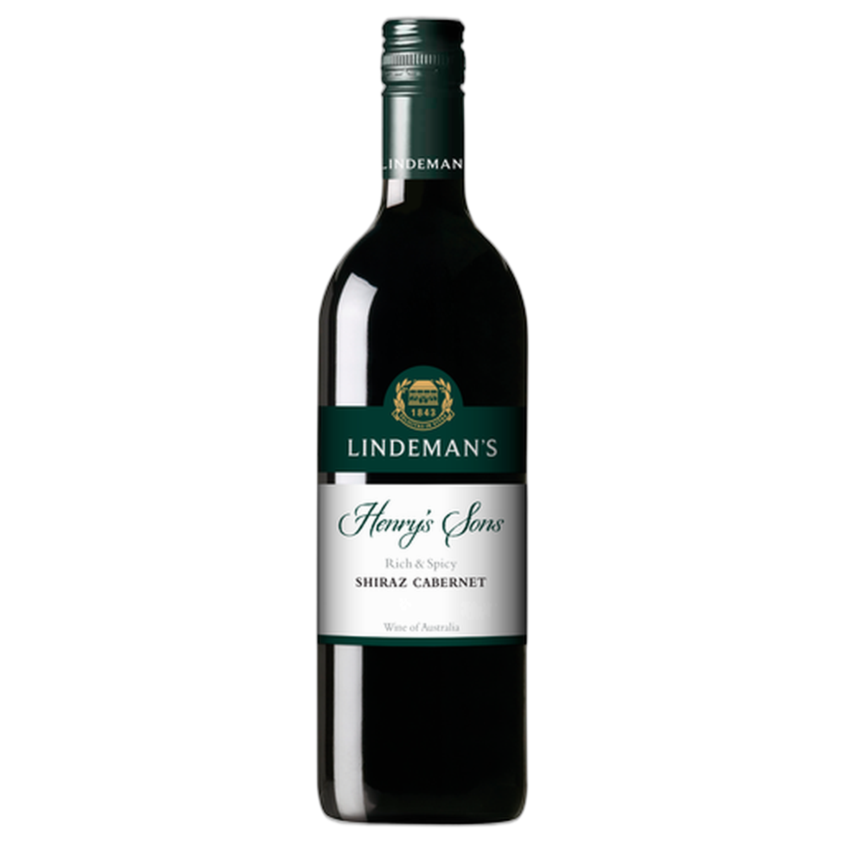Lindemans Henrys Sons Shiraz Cab 750ml