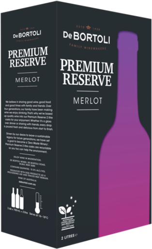 De Bortoli Premium Reserve Merlot 2lt