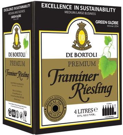 De Bortoli Premium Traminer Riesling 4Lt