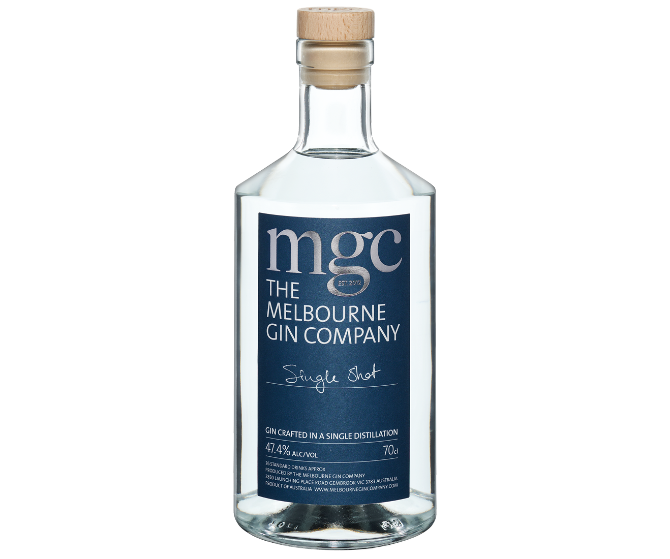 MGC Melbourne Gin Co Single Shot Gin 700ml