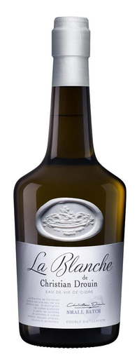 Christian Drouin La Blanche Cider Eau De Vie Bio Unaged Calvados 70