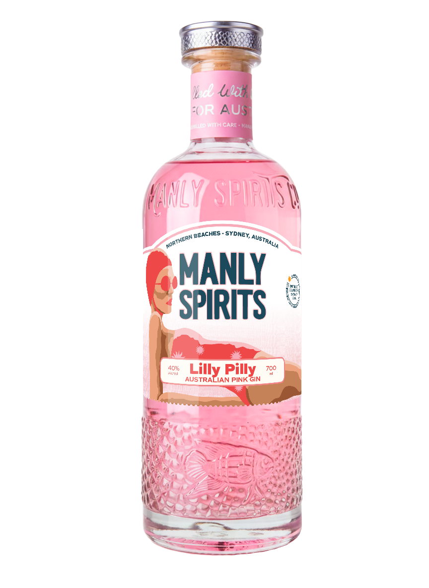 Manly Spirits Lilly Pilly Pink Gin 700ml