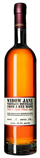 Widow Jane Rye Whiskey Aged American Applewood 700ml