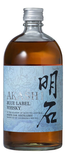 Akashi White Oak Blue Oak Blended Japanese Whisky 700ml