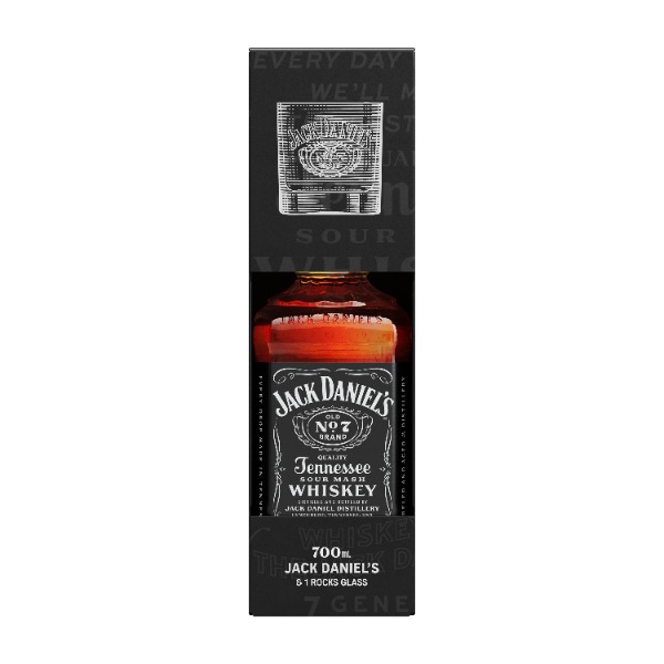 Jack Daniels 700ml & Tasting Glass