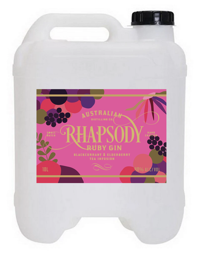 Australian Distilling Co Rhapsody Ruby Gin 10lt