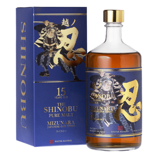 The Shinobu 15 YO Pure Malt Mizunara Japanese Oak Finish 700ml