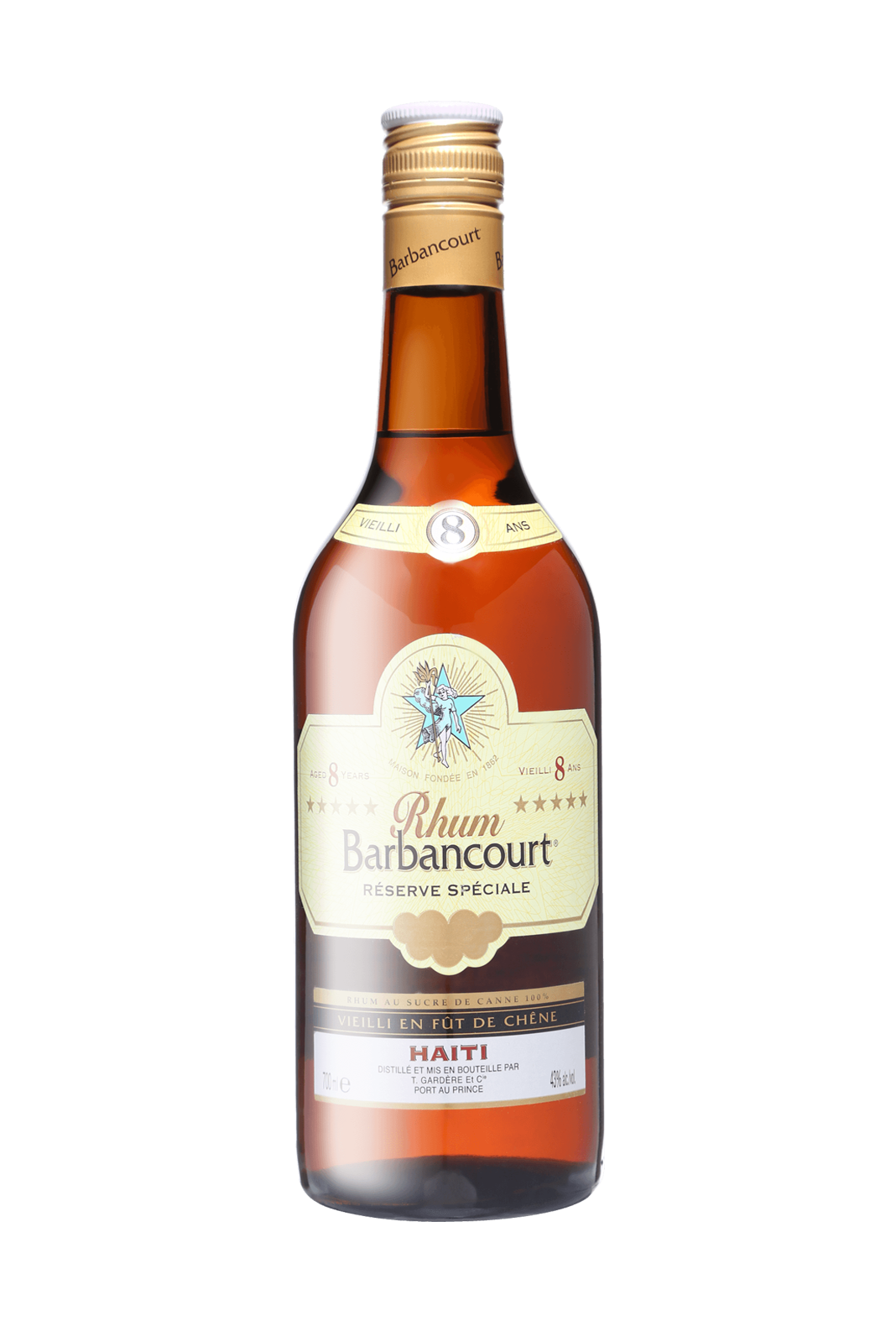 Rhum Barbancourt 8 Year Old Haitian 700ml