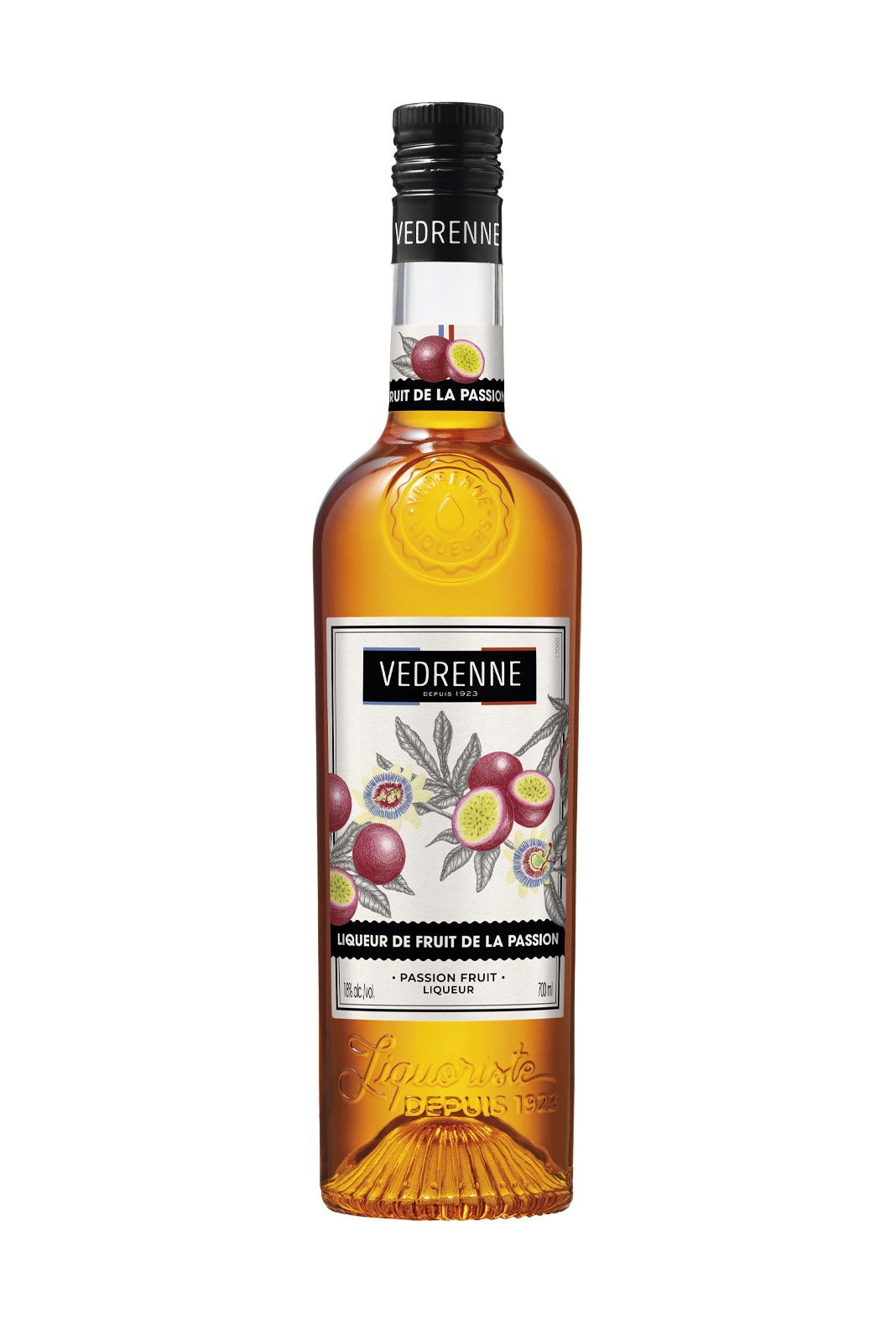 Vedrenne Passionfruit Liqueur Fruit de la Passion 700ml