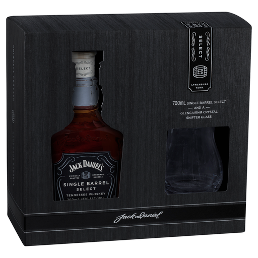 Jack Daniels Single Barrel 700ml & Tasting Glass