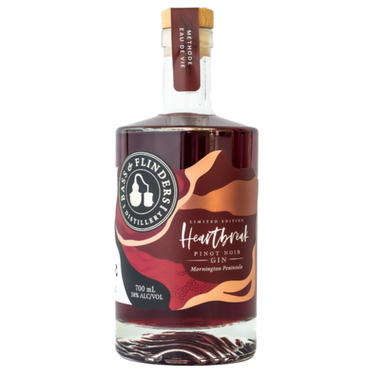 Bass and Flinders Heartbreak Pinot Noir Gin 700ml