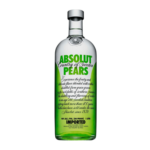 Absolut Pear Vodka 1Lt