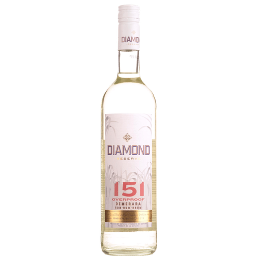 El Dorado Diamond Reserve 151 Overproof White Rum 750ml