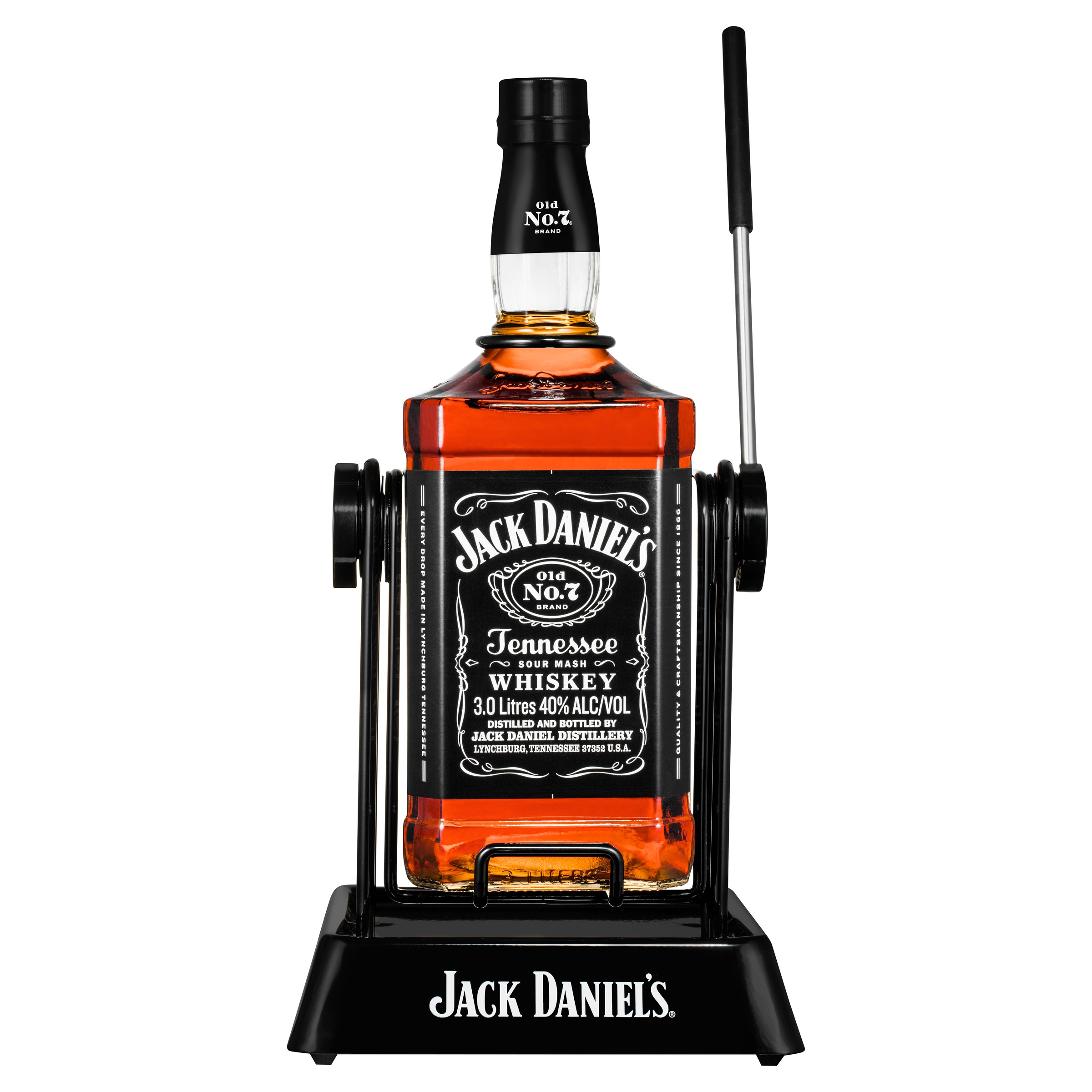 Jack Daniels With Metal Cradle 3lt