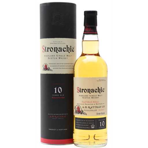 AD Rattray Stronachie 10 Year Old Single Malt Whisky 700ml