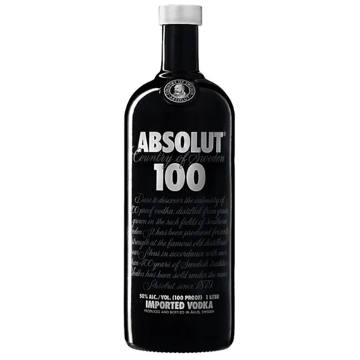 Absolut 100 Vodka 1Lt