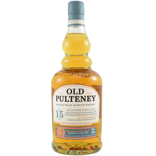 Old Pulteney 15 Year Old Single Malt Scotch Whisky 700ml