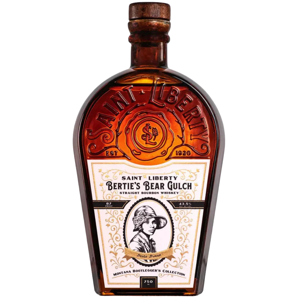 Saint Liberty Bertie's Bear Gulch Straight Bourbon Whiskey 750ml