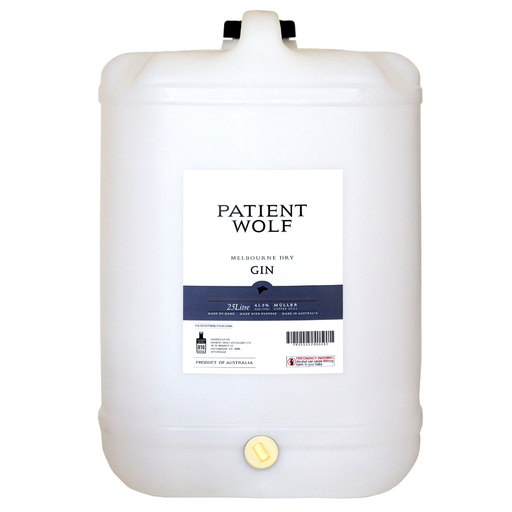 Patient Wolf Melbourne Dry Gin 25lt