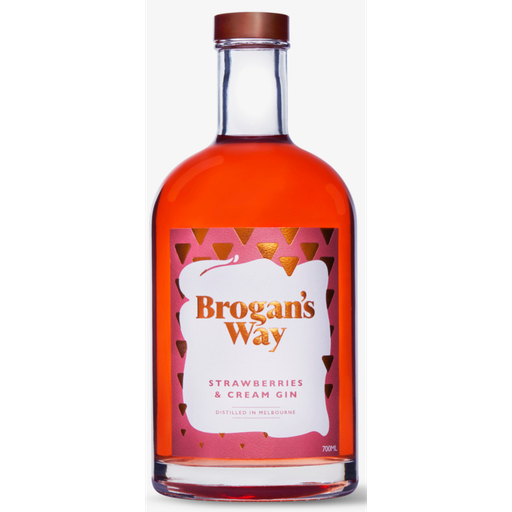 Brogan's Way Strawberries & Cream Gin 700ml