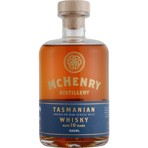 McHenry Distillery 10 Year Old Rare American Oak Single Malt Tasmania
